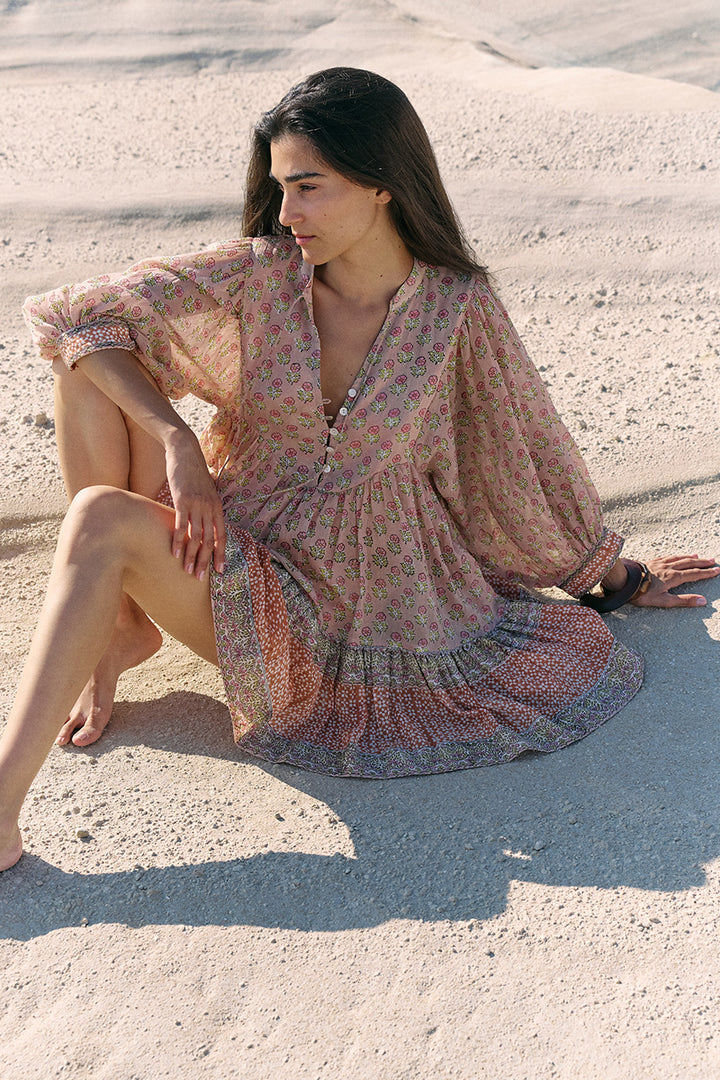 Bhoomi Mini Dress ~ Sunset