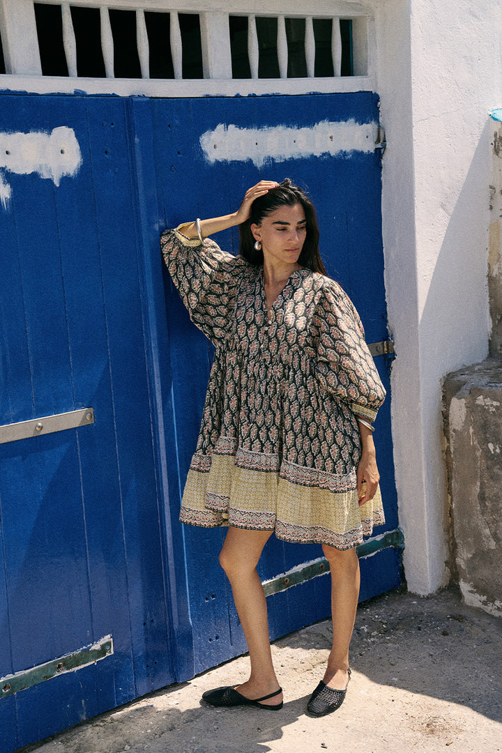 Bhoomi Mini Dress ~ Onyx