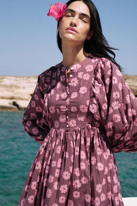 Anika Maxi Dress ~ Pink Cosmos