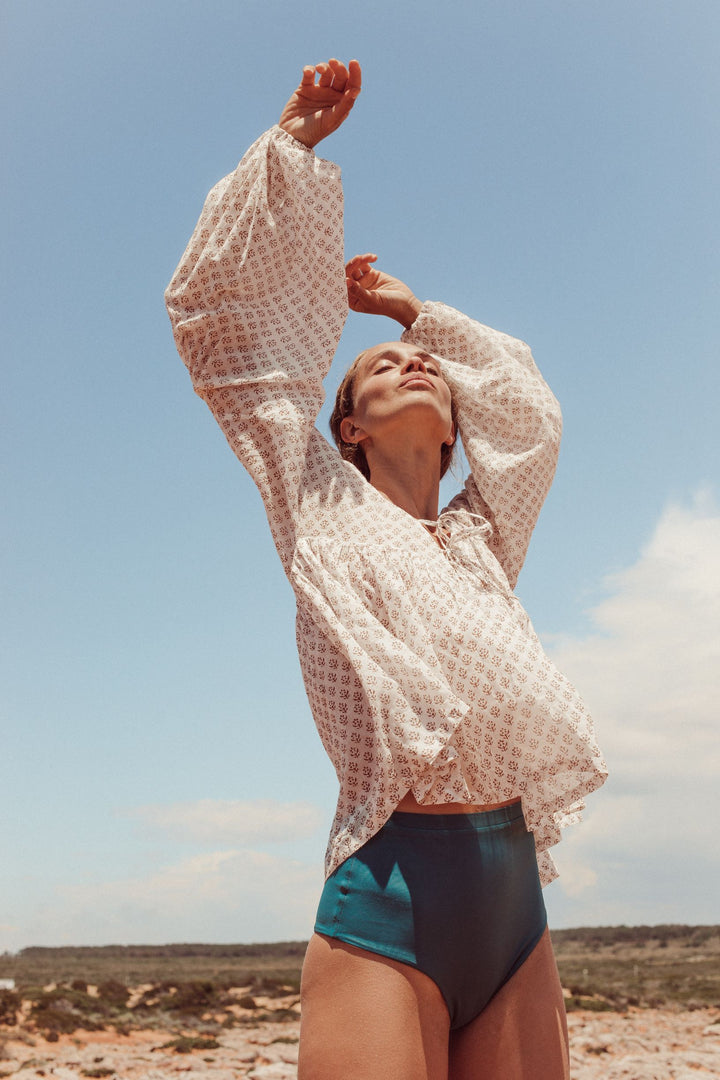 Rashmi Blouse ~ Cinnamon